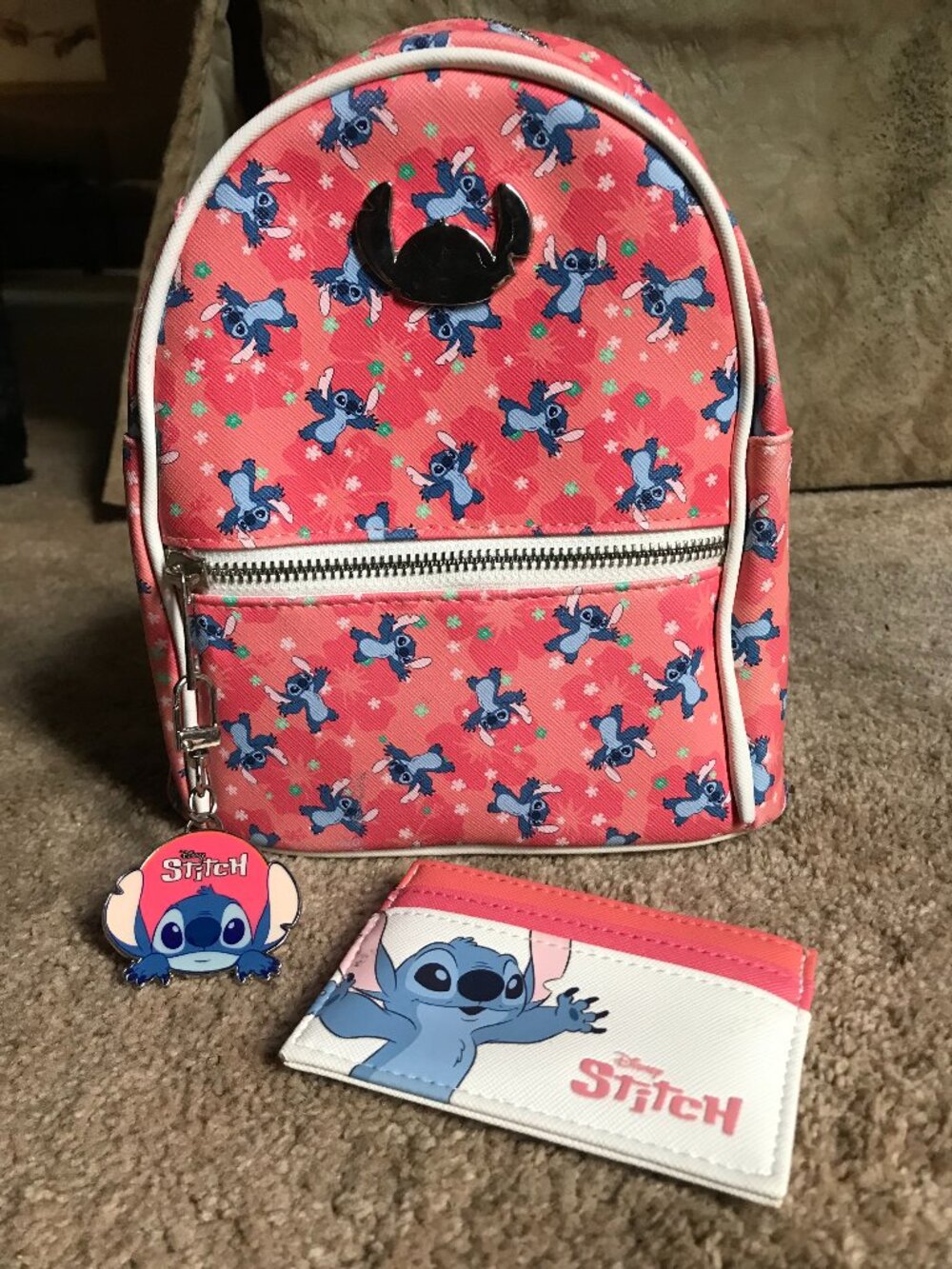 Stitch backpack & wallet set